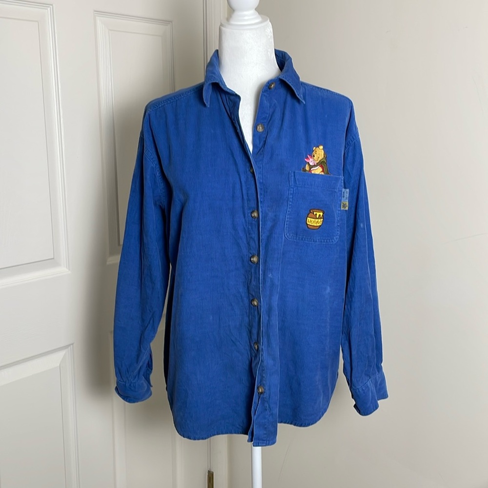 Vintage Disney Pooh Corduroy Shirt